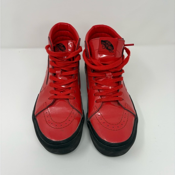 VANS Off The Wall 2019 The David Bowie Archive Size 5.5 Men Size 7 Women Red - Picture 1 of 13